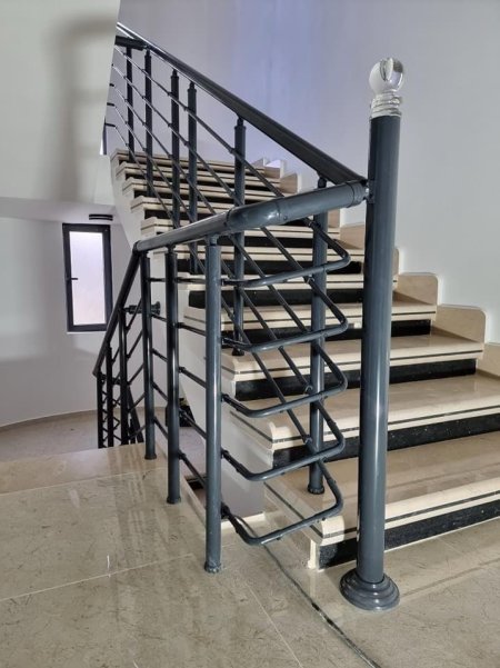 درابزين المنيوم سادة لون بترولي - 1200-