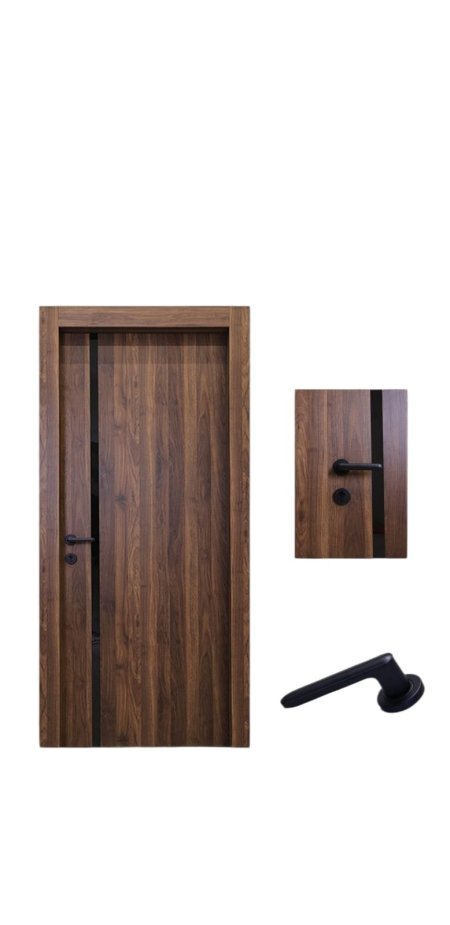 بوليمير بني مع ديكور اسود