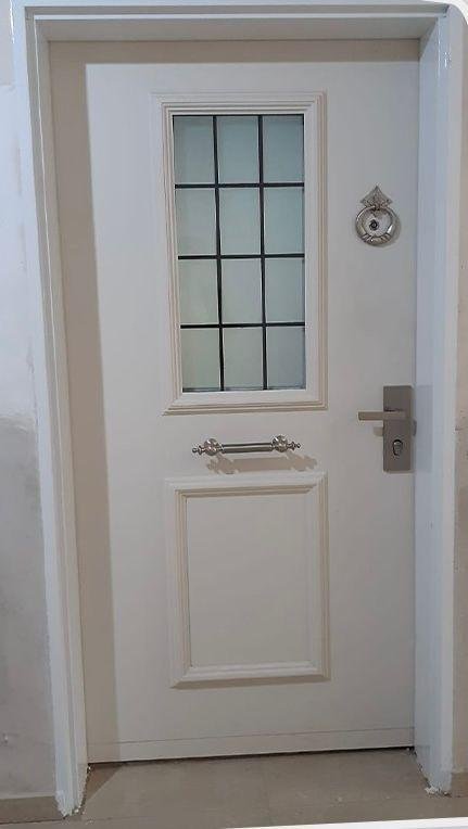 باب أمان -  زجاج مع اطارين